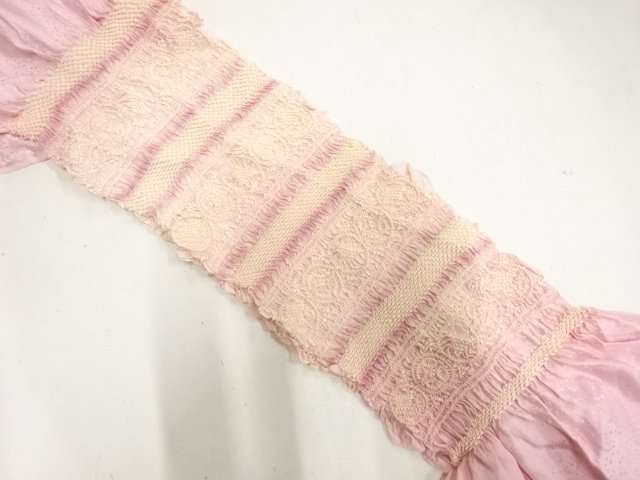 正絹　絞り　帯揚げ